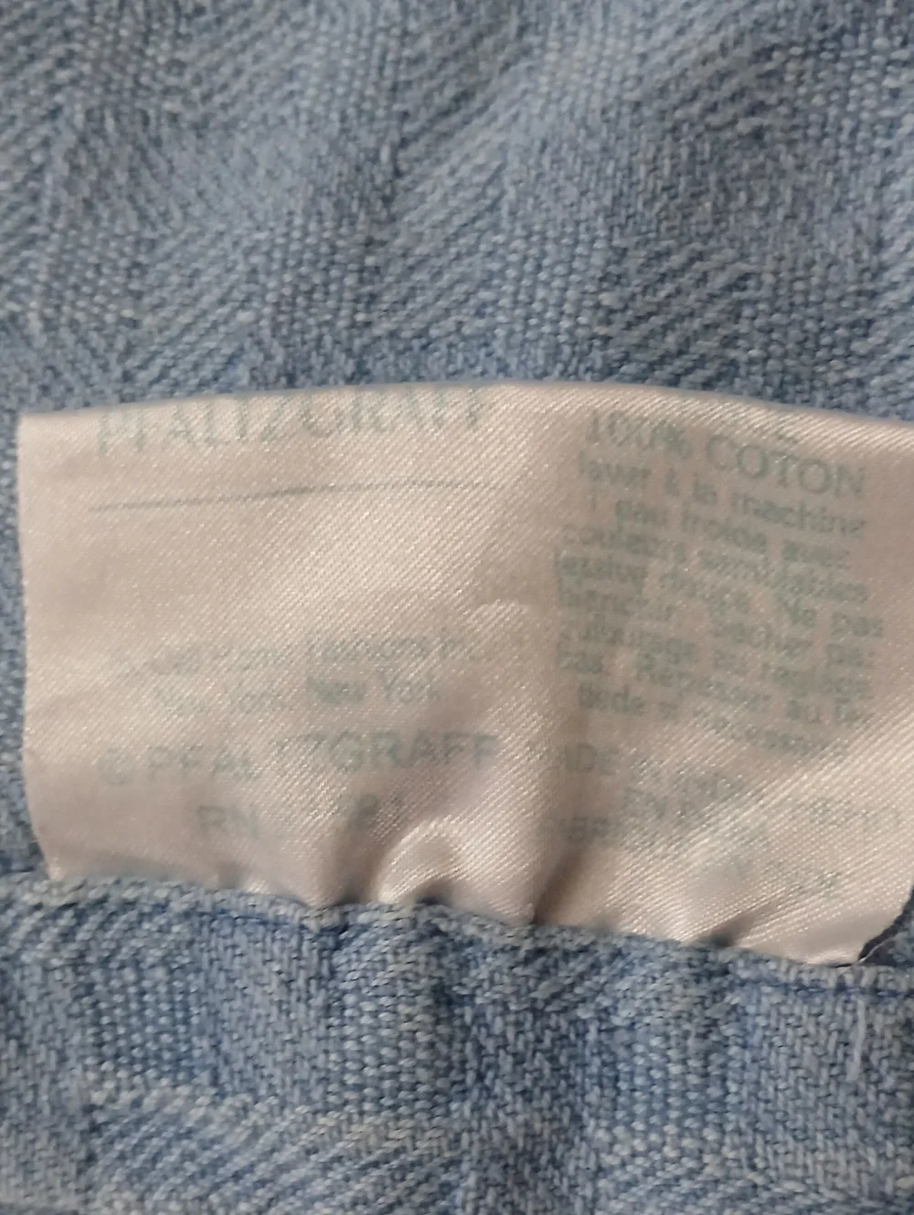 Pfaltzgraff Vintage Blue Tablecloth
